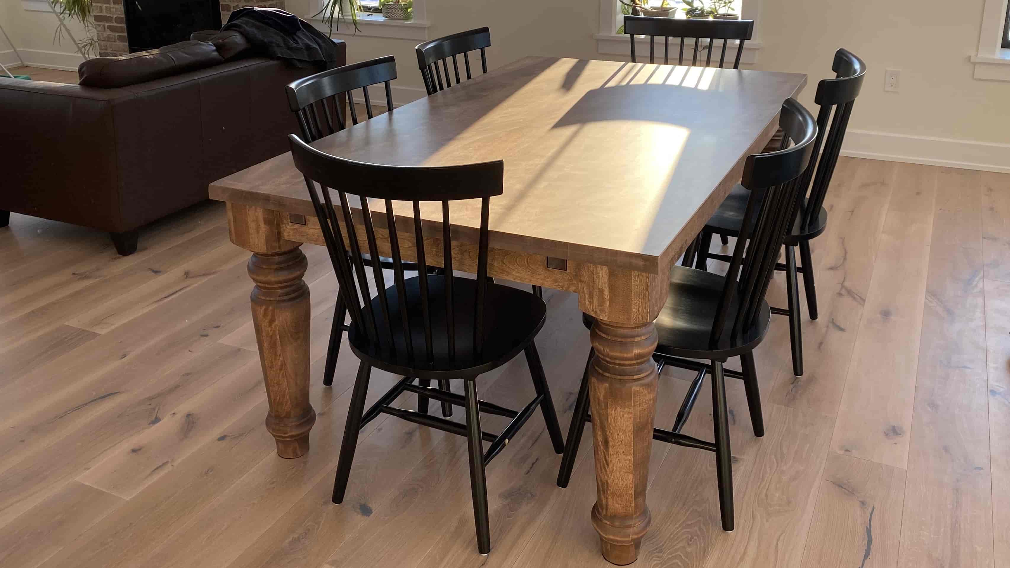 Table and chairs