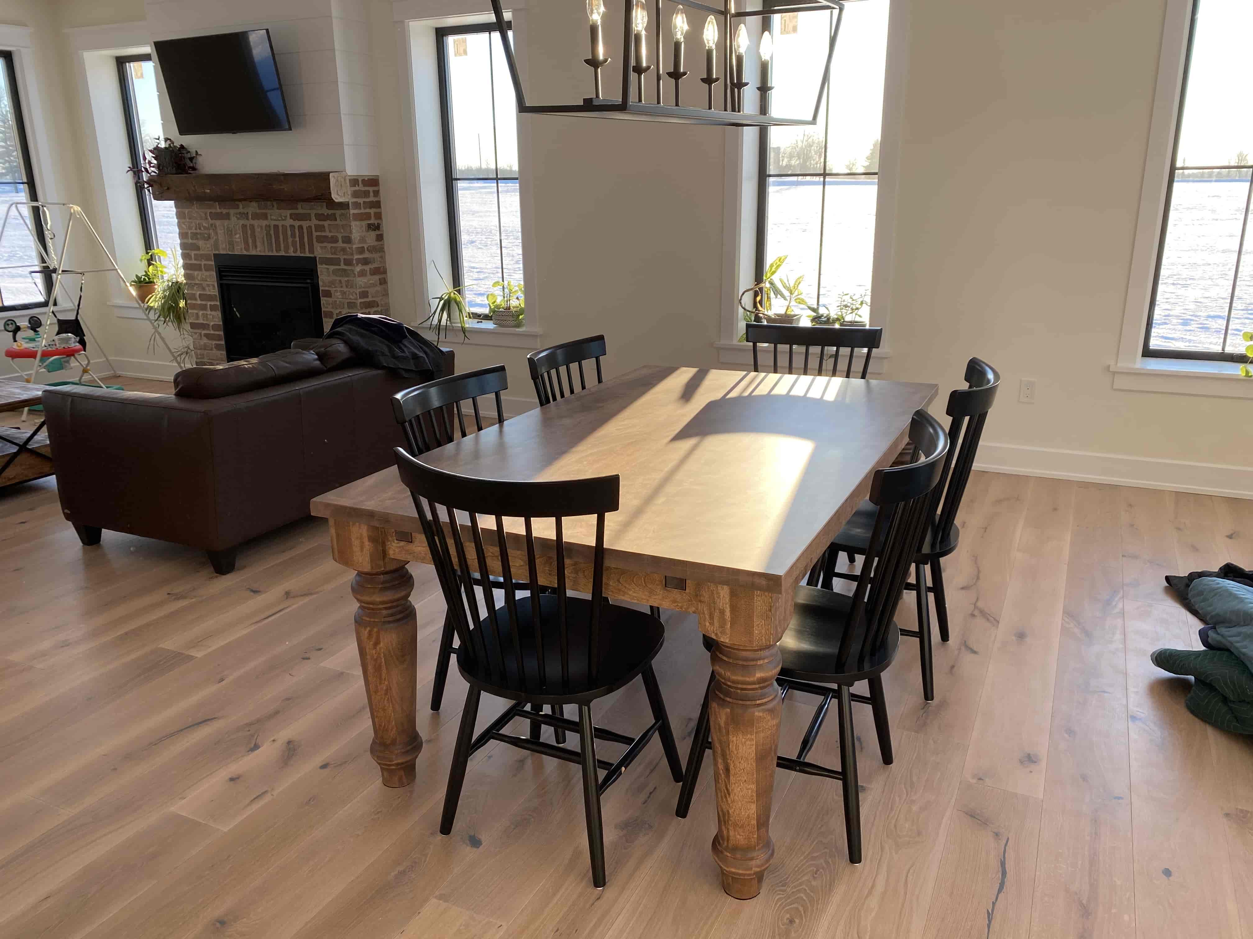 Table and chairs